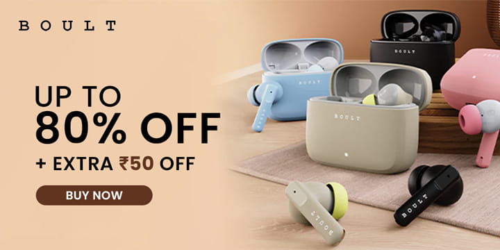 Boult Audio Coupon Codes: 80% OFF Offer